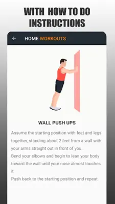 Full Body Workout at Home android App screenshot 1