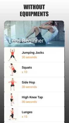 Full Body Workout at Home android App screenshot 2